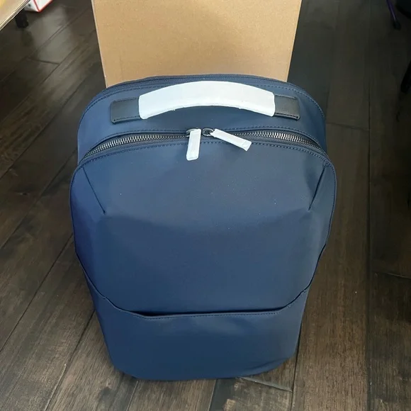 NWT Away Everywhere Zip Backpack - Navy - Picture 7 of 10